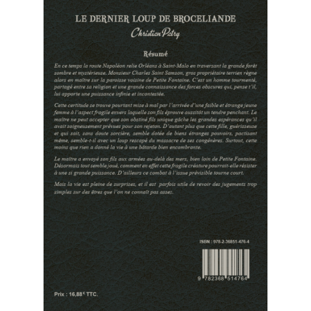 Le dernier loup de Brocéliande – Christian Patry